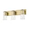 Z-Lite Titus 3 Light Vanity, 24in. W x 9.5in. H, Modern Gold 826-3V-MGLD - alternate 6